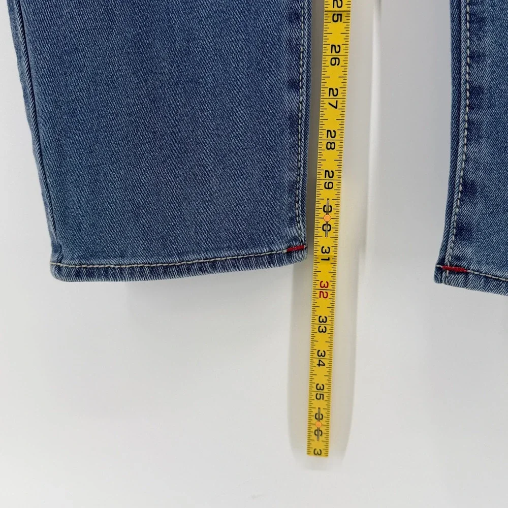 $204 NEW True Religion Geno Big T Flap Relaxed Slim Jeans Light Wash 36 34x32